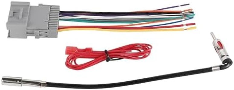 NuIth Stereo Wiring Harness W/Factory Antenna Plug to Aftermarket Radio Connector Kit for 2003-2006 Chevy Silverado/Suburban GMC Sierra Yukon/Buick Century Rainier Aftermarket Radio Wire Cable