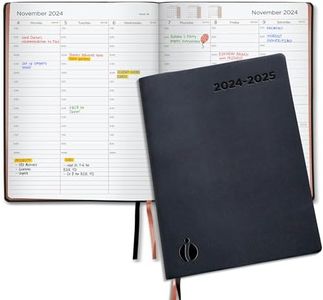 Academic Planner 2024-2025 - Rose Gold Edition, Weekly Planner and Monthly Planner – Hourly Appointment Book – Softcover Calendar, Simple Design for Productivity, June 2024 - July 2025 – 8.5 x 11