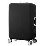 HiMi Water Resistant Print Trolley Case Protective Cover For 31/32 Luggage Sleeve Washable Travel Suitcase Protector, Black , XL: Fit 31-32 Inch Luggage