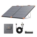 ZOUPW 180W Portable Solar Panel N-Type 16BB,25% High Efficiency Foldable Solar Charger for Jackery Explorer/Ecoflow Delta/Bluetti/Anker Solix,12.3 LBS IP68 Waterproof for RV Camping Off-grid