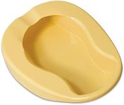 Medpro Durable Conventional Plastic Bed Pan with Contoured Shape for Added Comfort, Made from Heavy-Duty Plastic, Convenient and Easy to Clean, Adult Size