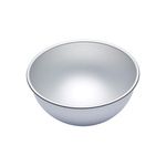 MasterClass Hemisphere Cake Tin 20 cm, Silver Anodised Aluminium Pan, Lightweight, Heavy Duty, For Baking Half Sphere Cakes, 8 Inch