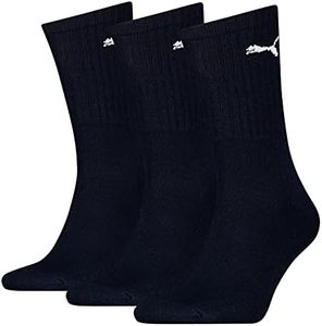 PUMA Men's 3p Puma Sport Sock, Dark Navy, 8-Jun UK