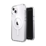 Speck Perfect-Clear iPhone 13 Case - Clear & Slim - Drop Protection, Shockproof - Precise Fit - MagSafe Compatible - Durable Design - Scratch Resistant, Anti-Yellowing - Clear/Clear