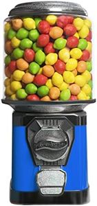 Gumball Machine for Kids - Blue Vending Machine with Cylinder Globe - Bubble Gum Machine for Kids - Home Vending Machine - Coin Gumball Machine - Bubblegum Machine - Gum Ball Machine Without Stand