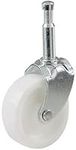 Shepherd Hardware 19055 1.62 in. White Wheel Stem Caster, 2 Pack