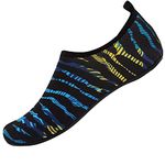 millenniums Water Shoes Socks Mens Womens Quick Dry Swimming Pool Barefoot Aqua Water Sports Surf Beach Swim Boating Snorkeling Diving Lake Yoga Shoes Socks for Mens Womens (Yellow,9)