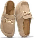 Project Cloud 100% Genuine Leather Clogs for Women Non-Slip Loafers (Holly)