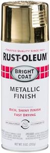 Rust-Oleum 7710830 Bright Coat Metallic Color Spray, Gold, 11-Ounce