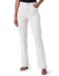 Wrangler Women's Bootcut Jeans, Vintage White, 27W / 32L