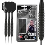 Target Darts Phil Taylor Power Storm Black 24G Brass Steel Tip Darts Set