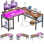 Unikito L Shaped Desk with Magic Po