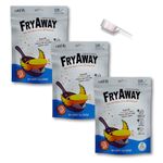 FryAway Super Fry Cooking Oil Solidifier, Super Value 3-Pack – Solidifies 4.5 Gallons of Cooking Oil - Plant-Based Cooking Oil Solidifier Powder - Easy to Use, Made in the USA