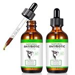 JSBNQRMZ Natural Antibiotics for Dogs,2 Pcs Dog Antibiotics Drops,Dog Itch Relief Pet Antibiotics-Supports Dog Allergy Relief,Anti-Bacterial Effect,Dog Multivitamin (60ML)