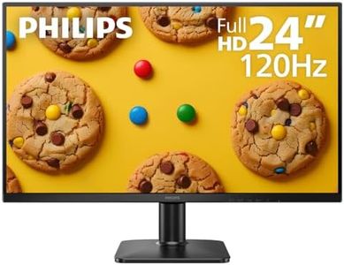Philips 24E2N2100 24 inch IPS FHD (1920 x 1080) 120Hz Gaming Office Monitor, VESA, HDMI x1, VGA Port x1, Eye Care, 4 Year Advance Replacement Warranty