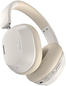 Noise Newly Launched Airwave Max 5 Wireless Over-Ear Headphones with Adaptive Hybrid ANC (up to 50dB), HFA Tech, 80H Playtime, Dual Pairing(Calm Beige)