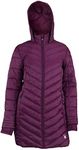 Spyder Women's Boundless Long Puffer Coat, Raisin Large