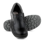 Liberty Warrior Lightweight Slip On Safety Shoes for Man | 3003-123 | Steel Toe Cap | Antislip & Water Resistant | Double Density, Antistatic & Abrasion Resistance | Black | Size 10 UK