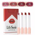 Lipstick Sets for Women 4 PCS,Lipstick Set Long-Lasting & Waterproof Makeup Sets for Women,High Pigmented Velvety Matte Lipstick Gift Set Perfect Birthday