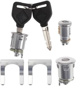 HOPESPANNER R56106503000 Ignition Switch Door Lock Cylinder Kit with Keys Fit for Kenworth W900L C500 T270 T300 T370 T660 T680 2001-2011 for Peterbilt 325 330 357 386 389 2001-2011