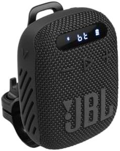 JBL Wind 3 FM Bluetooth Handlebar Speaker, Black