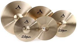 Zildjian A391 A Series Cymbal Set - 14 Inch New Beat Hi-Hat, 16 Inch Medium Thin Crash, 21 Inch Sweet Ride and 18 Inch Medium Thin Crash