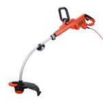 BLACK+DECKER GL9035-GB Corded Electric Strimmer Grass Trimmer 900 W 35 cm with Wheel Edge Guide and Adjustable Second Handle for heavy duty weed cutting, 7000 RPM, 3.2 Kg+ 1 year manufacturer warranty