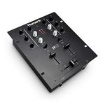 Numark M101 - 2-Channel DJ Mixer, Rack Mountable with 2-Band EQ, Microphone Input and Replaceable Crossfader