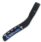 Mylec Hockey Stick Blade, Replacement Street Hockey Blade, Lightweight & Durable, High-Impact Fiberglass, Air-Flo Design, with 2 Screws, Secure Fit, for Most Wood Hockey Shaft (Left Handed, Black)