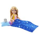 Barbie It Takes Two Camping Playset with Chelsea Doll (6 in, Blonde), Pet Owl, Sleeping Bag, Binoculars & Camping Accessories, Gift for 3 to 7 Year Olds, HDF77