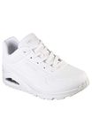 Skechers Women's Uno Stand on Air Sneaker, White 73690, 6 UK