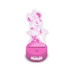 Minnie Mouse LED Acrylic 2D Lamps Air Freshener Bulb Rings Home Decoration Unisex Adult, Multicoloured (Multicoloured), Unique