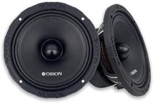 ORION XTR XTX858 High Efficiency 8” Mid-Range Bullet Loudspeakers, 1600W Max Power, 400W RMS, 8 Ohm, 2” Voice Coil - Pro Car Audio Stereo, Midrange Speakers (Pair)