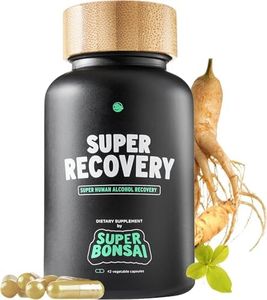 SuperBonsai Super Recovery Capsules for Post Celebration and Morning Relief - All Natural Holistic Support - 3 Capsules Taken Before Drinking and an Optional Serving After (14 Servings)