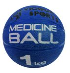 VIGOUR SPORTS Rubber Medicine Ball - 1 Kg