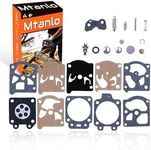 Mtanlo Carburetor Carb Repair Rebuild Kit for Walbro K20-WAT Husqvarna 55 51 455 460 Rancher Echo Poulan Pro Homelite Stihl 026 Chainsaw Trimmers Replacement Part