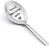 Christmas Birthday Gifts for Wife from Husband Good Morning Wife Coffee Spoons Gifts for Coffee Lovers Women Wifey Wife Anniversary Valentines Gifts for Wife