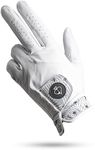 Pins & Aces - Palm Sunday Golf Glove Design - Premium AAA Cabretta Leather, Long-Lasting Durable Tour Glove for Men or Women - Premium Leather Golf Glove Left & Right Hand (Medium, Left)