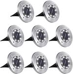 Aogist Solar Ground Lights,8 Pack I