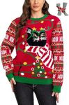 LANPULUX Ugly Christmas Sweaters fo