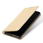 ELICA PU Leather Wallet Case Kickstand | TPU Inside | Magnetic Closure | Full Body Protection Flip Cover for iPhone SE (2022) - Gold