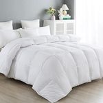 ANALIN King Size Duvet - 13.5 Tog Luxurious Goose Feather & Down Quilt, 50% Down King Size Bed Duvet, 100% Cotton Shell, Anti-dust mite & Feather-proof Fabric Anti-allergen