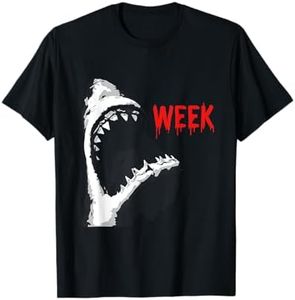 Bloody Week Funny Shark Opening Jaw Teeth Sharks Lover T-Shirt