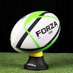 FORZA Match/Training Rugby Balls - 7 Rugby Balls | Multiple Sizes | Professional Standard (Size 4, FORZA Club Rugby Ball (Green))