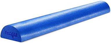 Yes4All Half Foam Rollers for Physical Therapy, Soft Density Round PE Foam Roll for Back Massage, Yoga Exercise - 36 inches