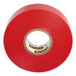 Scotch Vinyl Color Coding Electrical Tape 35, 3/4 in x 66 ft, Red