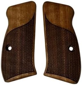 Walnut Grips Compatible for CZ Compact 75-85 /P-01/P100/C100/T100/PCR/CZ 75D (USA-01269)