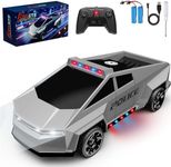 Zappido RC Remote Control Car Cybertruck Toy, Police Car Toy 2.4GHz, LED Lights, 2 Rechargeable Batteries, Ideal Gift for Boys Girls Ages 3+ Years