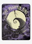 Hot Topic The Nightmare Before Christmas The Pumpkin King Tie-Dye Throw Blanket