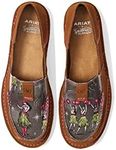 ARIAT Women's Cruiser Boat Shoe, Nutty Bean/Hula Print, 5.5